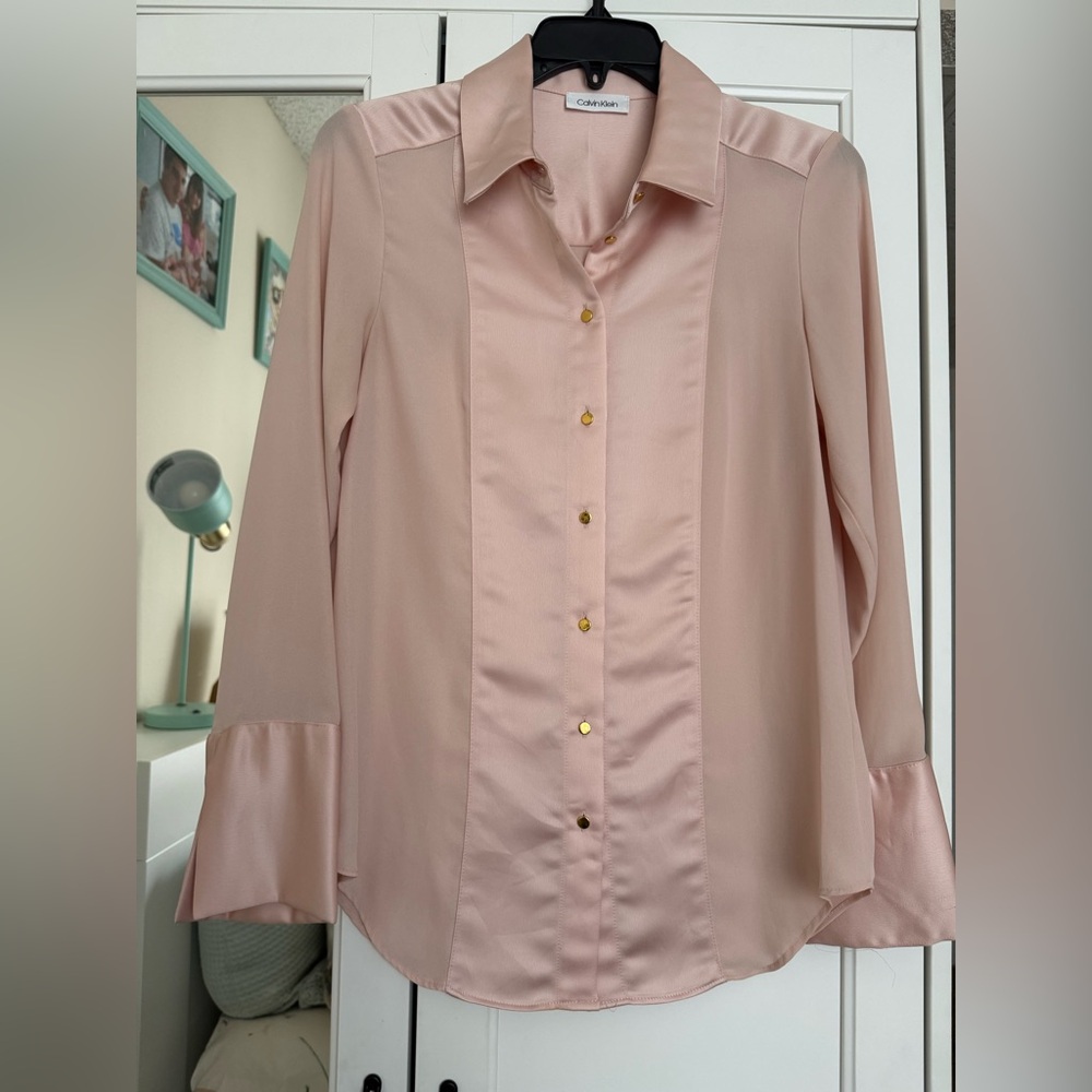 Calvin Klein Women's Pink Blouse